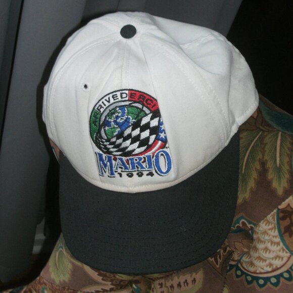 Vintage Indy 500 MARIO Snapback Hat May 29th 1994 78th Race Indianapolis OS - Picture 1 of 3
